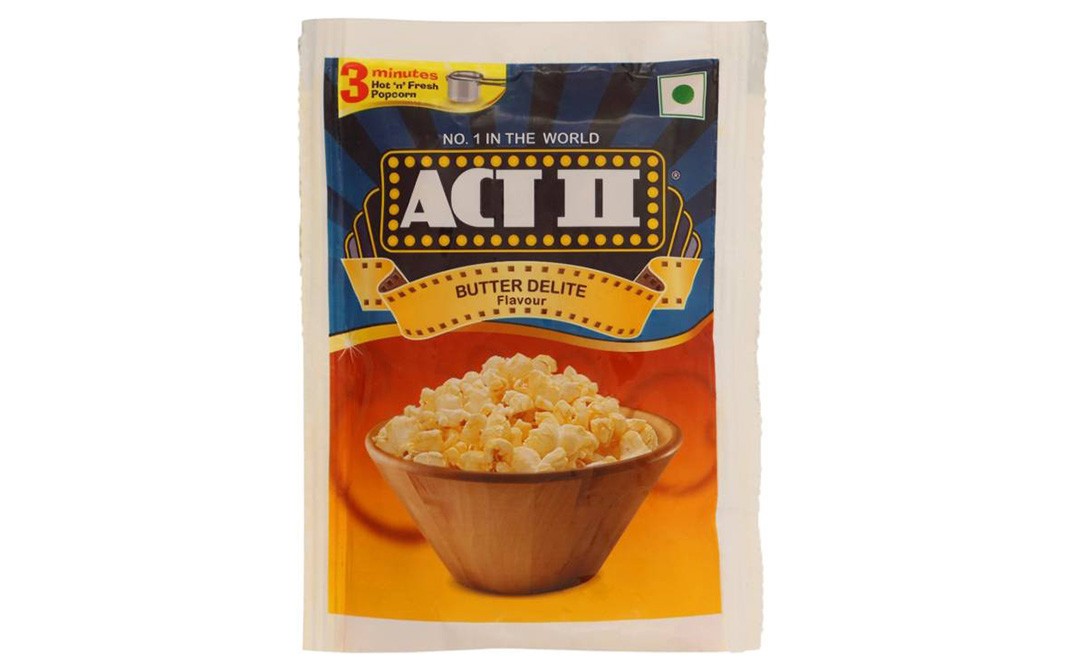 Act II Butter Delite Flavour Popcorn   Pack  70 grams